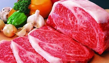 Fleisch essen, um die Stromversorgung zu erhöhen